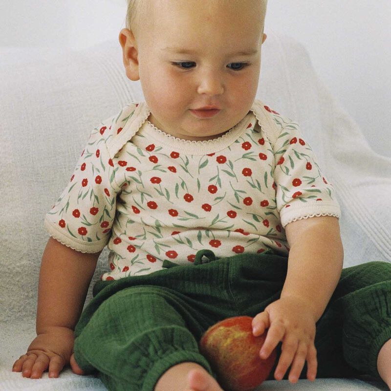 Nature Baby Short Sleeve Bodysuit image number 3